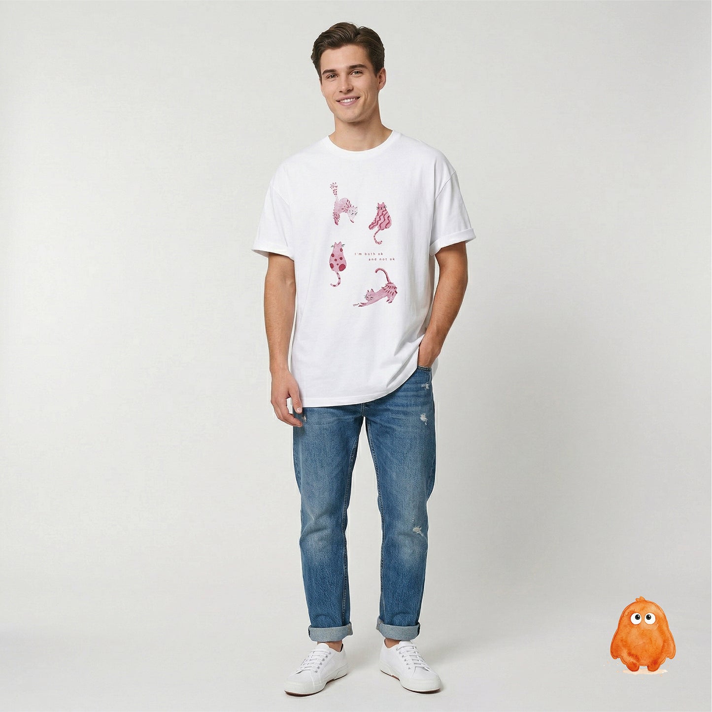 Watercolour - I'm Both ok And Not Ok