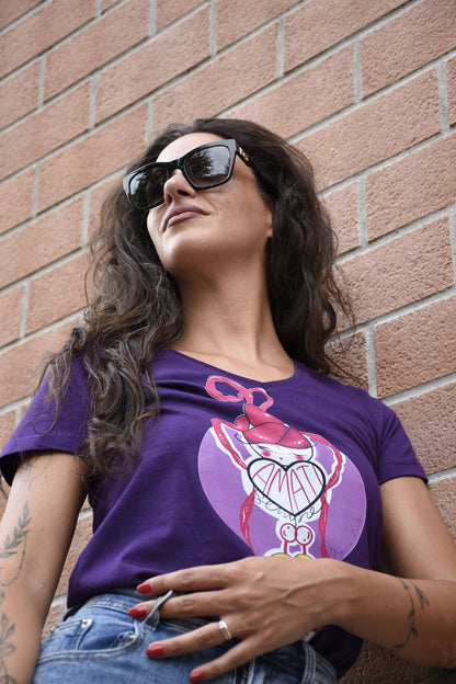 ORIGINAL DESIGN T-SHIRT CHERRY BLOOM "ALWAYS LOVED"