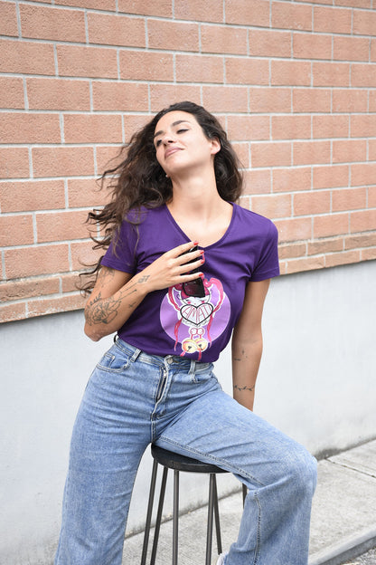 ORIGINAL DESIGN T-SHIRT CHERRY BLOOM "ALWAYS LOVED"