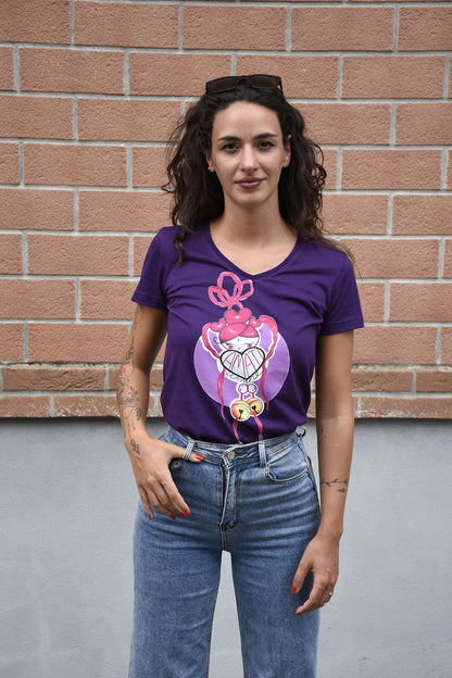 ORIGINAL DESIGN T-SHIRT CHERRY BLOOM "ALWAYS LOVED"