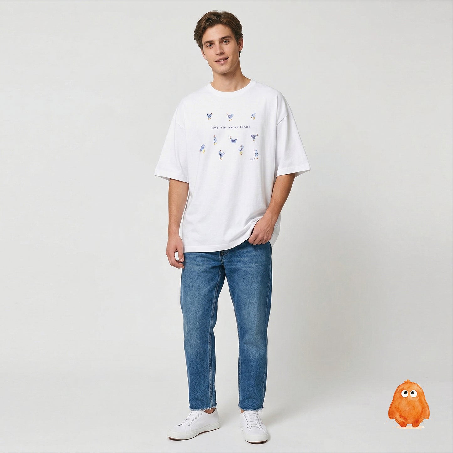 Watercolour - Live Life Lemme Lemme #BLUE