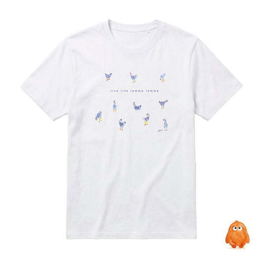 Watercolour - Live Life Lemme Lemme #BLUE