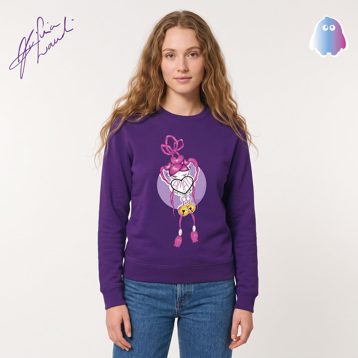 FELPA ORIGINAL DESIGN CHERRY BLOOM "AMATI SEMPRE"