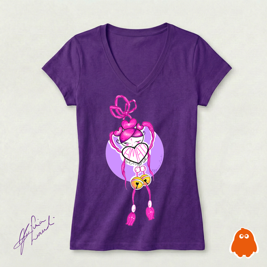 CAMISETA DE DISEÑO ORIGINAL CHERRY BLOOM "SIEMPRE AMADA"