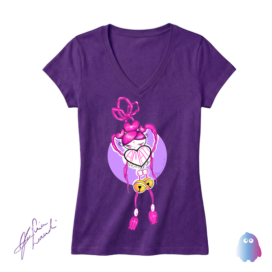 T-SHIRT ORIGINAL DESIGN CHERRY BLOOM "AMATI SEMPRE"