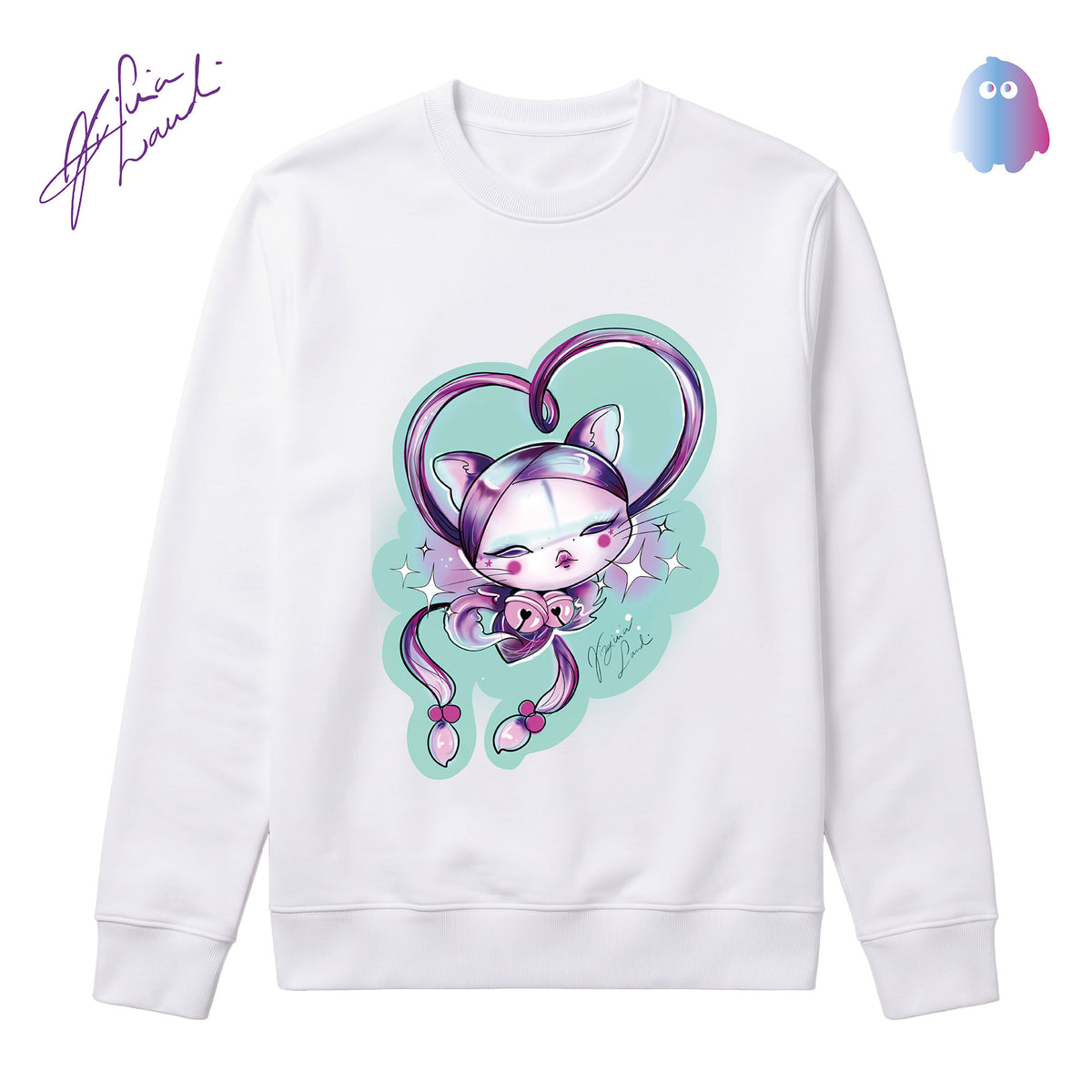 FELPA ORIGINAL DESIGN CHERRY BLOOM "GATTINA"