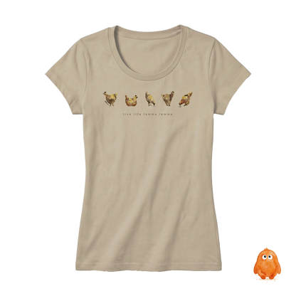 T-SHIRT ORIGINAL VITTORIA x MAGI "LIVE LIFE LEMME LEMME"