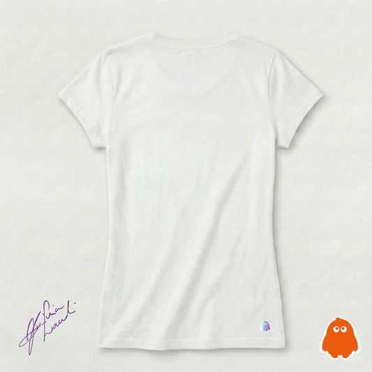 CAMISETA DE DISEÑO ORIGINAL CHERRY BLOOM "MUÑECA DE FLOR"