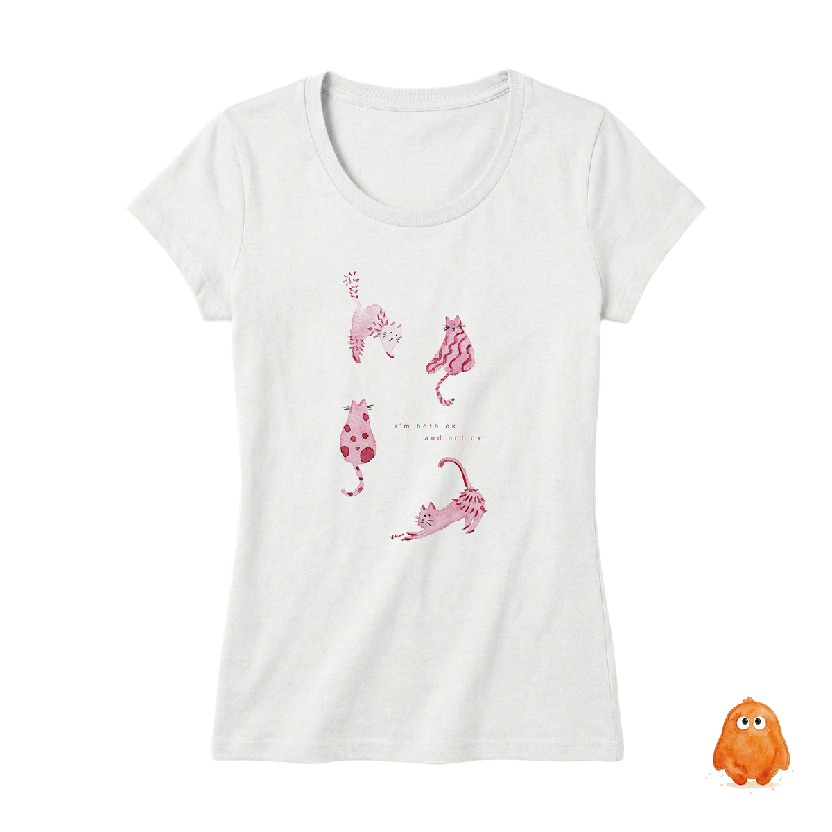 T-SHIRT ORIGINAL VITTORIA x MAGI "I'M BOTH OK AND NOT OK"